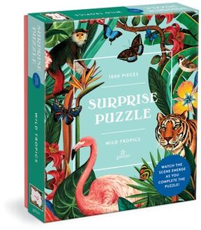 Wild Tropics 1000 Piece Surprise Puzzle - Galison Mudpuppy