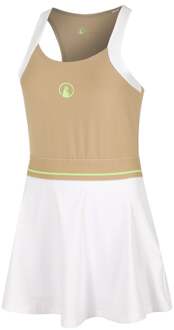 Wild Volley Jurk Dames-Beige,Wit - S