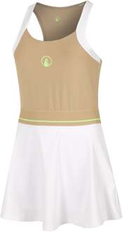 Wild Volley Jurk Dames-Beige,Wit - XS,S,M,L,XL,XXL