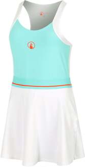 Wild Volley Jurk Dames-Turkoois,Wit - XS,S,M,L,XL,XXL