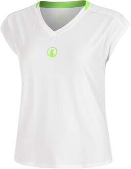 Wild Volley T-shirt Dames-Wit,Neongroen - XS,S,M,L,XL,XXL