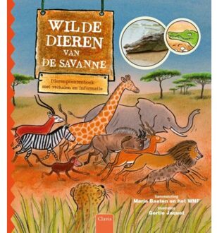 Wilde dieren van de savanne - Boek Marja Baeten (9044830570)