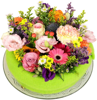 Wilde springerige bloementaart