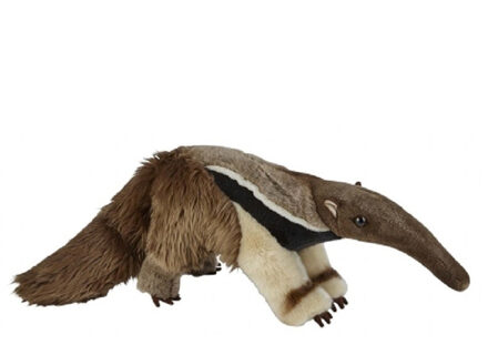 Wildedieren knuffels miereneter bruin 60 cm