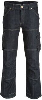 WILHELM Jeans Werkbroek met kniestukken 22659 (Lycra-Stretch) Zwart/Marineblauw - NL:42 BE:36