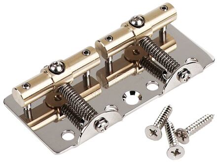 Wilkinson BB-WBBV bridge-tailpiece '51 Puncher bass bridge, pitch 19,6mm, brass saddles, nickel with screws