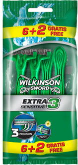 Wilkinson Wilk Extra Iii Sensitive 6+2