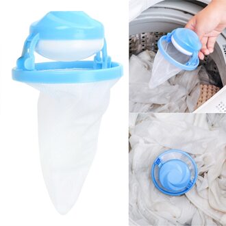 Willekeurige Kleur Mesh Pouch Schoonmaken Kleren Bal Wasmachine Haar Remover Zwevende Pluisjes Catcher Wasserij Filter Bag