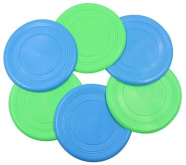 Willekeurige Kleur TPR Hond Trainingen Vliegende Schotel Grappige Duurzaam Hond Speelgoed Zachte Schijf voor Dog Training WJ001