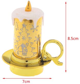 Willekeurige Kleur Vlamloze Flikkerende Led Kaars Kerst Kaars Vlam Thee Licht