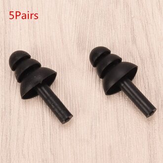 Willekeurige Kleuren 1/10Pcs Foam Soft Oordopjes Noise Sleep Reductie Norope Oordopjes Zwemmen Beschermende Oorbeschermers Bescherming Oor zwart