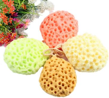 Willekeurige Kleuren Zachte Bad Bal Bad Scrubber Douche Spa Spons Body Reiniging Scrub