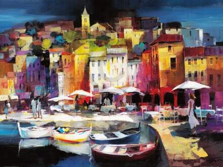 Willem Haenraets - Seaport Town Ii Kunstdruk 80x60cm