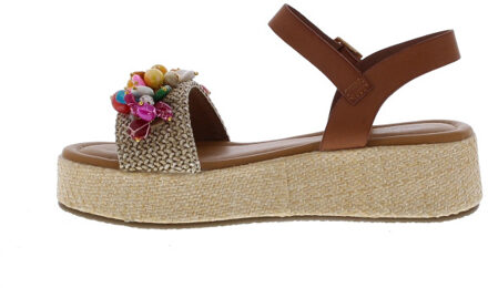 Willeniek sandaal middel | dames | maat: | imitatieleer Klaproos - 37