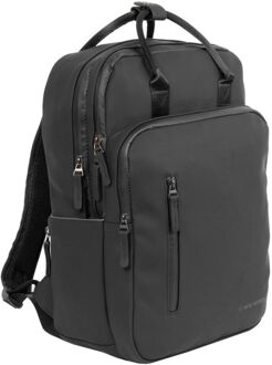 William Laptop Backpack 15.6" black Zwart - H 44 x B 28 x D 16 cm