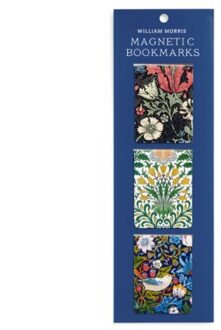 William Morris Magnetic Bookmark Set - Galison