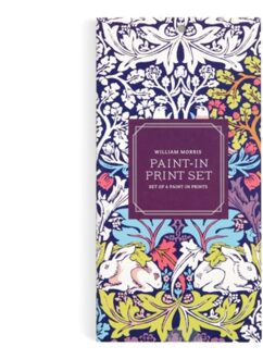 William Morris Paint-In Postcard Set - Galison