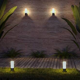 Willis sokkellamp, grijs grijs, wit