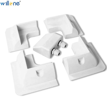 Willone  Solar Panel Mounting Side Brackets Corner for Motorhomes Boats Caravans RV Boats kit solar caravana Sheds UV-resistant