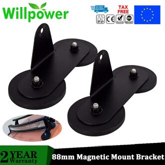 Wilskracht 2Pcs Universele Dak Led-lichtbalk Montagebeugel Sterke Magnetische Werklamp Beugel Bumper Lamp Houder Voor Off-Road