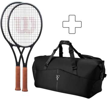 Wilson 2x RF 01 Future Plus rackettas zwart - 1,2,3