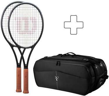 Wilson 2x RF 01 Plus rackettas zwart