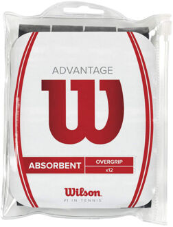 Wilson Advantage Overgrip Verpakking 12 Stuks zwart - one size