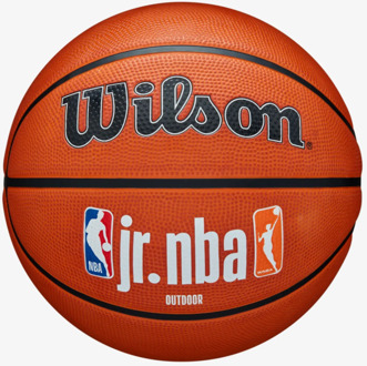 Wilson Basketbal Junior NBA Outdoor Oranjebruin - 7
