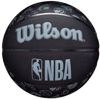 Wilson Basketbal NBA All Teams Composite Indoor Outdoor Black Zwart / Zilver - 7