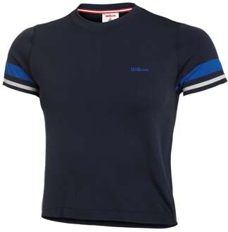 Wilson Brooklyn Seamless T-shirt Dames-Donkerblauw - L
