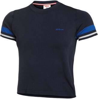 Wilson Brooklyn Seamless T-shirt Dames donkerblauw - XL