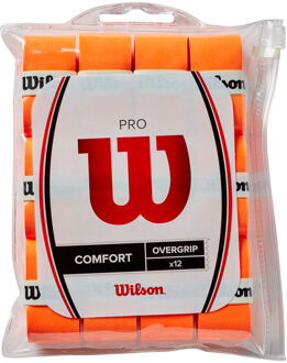 Wilson Burn Pro Overgrip Verpakking 12 Stuks oranje - one size