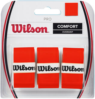Wilson Burn Pro Overgrip Verpakking 3 Stuks oranje - one size