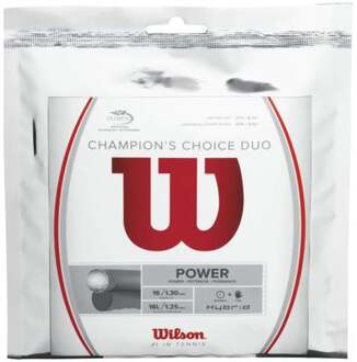Wilson Champions Choice Duo, silber Set snaren 12,2m zilver - 1.30