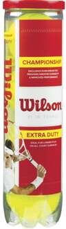 Wilson Championship  Verpakking 4 stuks geel - nosize