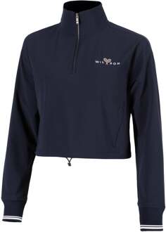 Wilson Davenport Woven Popover Sweatshirt Dames-Donkerblauw - L