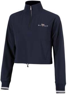 Wilson Davenport Woven Popover Sweatshirt Dames-Donkerblauw - XS,XL