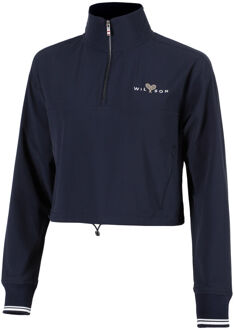 Wilson Davenport Woven Popover Sweatshirt Dames-Donkerblauw - XS
