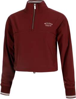 Wilson Davenport Woven Popover Trainingsjack Dames-berry bes - XL