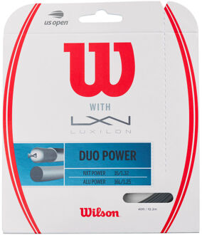 Wilson Duo Power (NXT Power + Alu Power) Set Snaren 12,2m zilver - 1.25