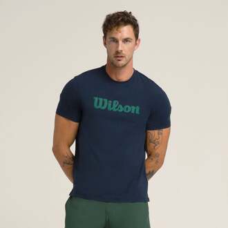 Wilson Easy Street T-shirt Heren-Donkerblauw - S,XXL