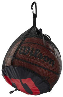 Wilson Embleem basketbal ballenzak Zwart - One size