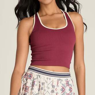 Wilson Everyday Tanktop Dames-berry bes - M