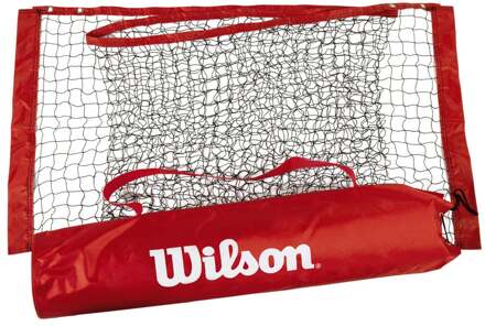 Wilson EZ 20' Tennisnet Vervanging-Zwart,Rood - nosize