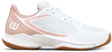 Wilson Hurakn Lite Padel schoen Dames-wit, roze - 38 2/3