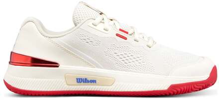 Wilson Intrigue Pro Tennisschoenen Dames-Crème,Rood - 39 1/3