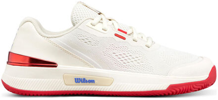 Wilson Intrigue Pro Tennisschoenen Dames-Crème,Rood - 42 2/3