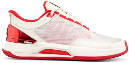 Wilson Intrigue Tour Tennisschoenen Dames-Crème,Rood - 42
