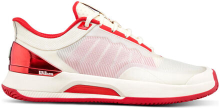 Wilson Intrigue Tour Tennisschoenen Dames-Crème,Rood - 43 1/3