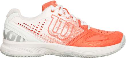 Wilson Kaos Comp 2.0 Tennisschoenen Dames-Wit,Oranje - 37 1/3,38,38 2/3,39 1/3,40,40 2/3,41 1/3,42,42 2/3,43 1/3